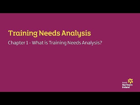 Training Need Analysis - Chapter 1 - What is Training needs Analysis?