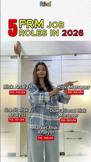 5 FRM Job Roles to watch in 2026! 🏦✨