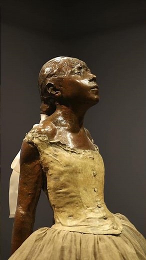Edgar Degas the Little Dancer at the Clark Museum #art #sculpture #degas