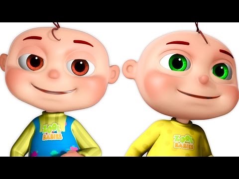 Five Little Babies Skating On Ice | Zool Babies Fun Songs | Five Little Babies Collection