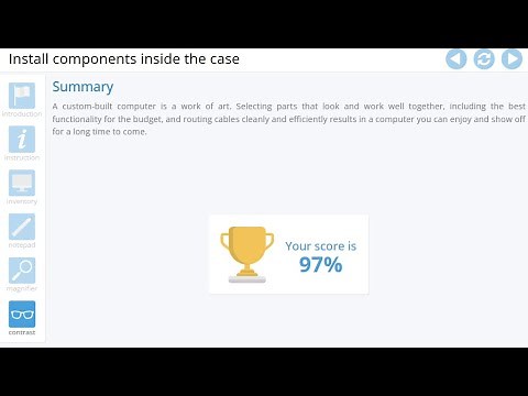 Advanced Hardware Lab 1-7: Install Components Inside the Case