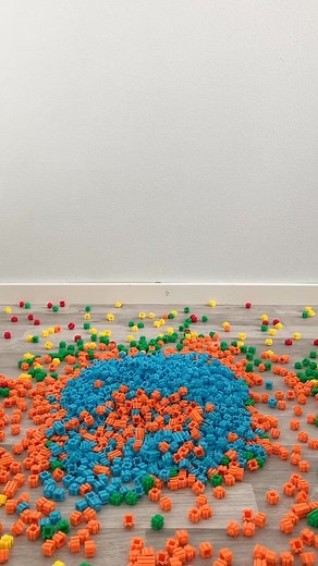 Epic Bricks Tower in Reverse! (Satisfying) | infinite reverse videos