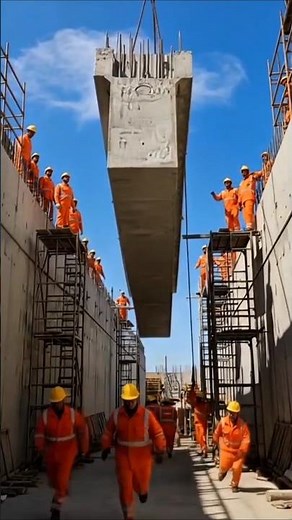 🚧 Total Collapse 😱 Giant Concrete Beam Falls from Crane | Construction Disaster