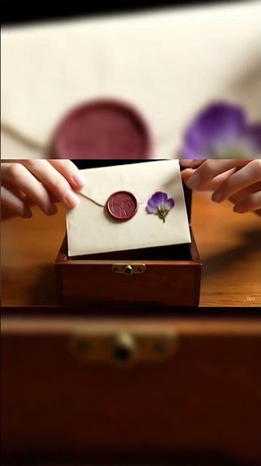 ASMR Sealed Letter in Wooden Box | Whispering, Fabric, Clasp Click