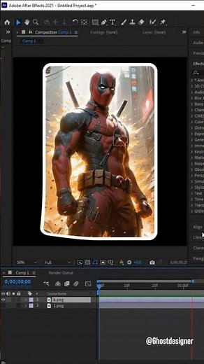 After Effects Tutorial: 3D Card Twist Effect | No 3D Software Needed | No Plugins
