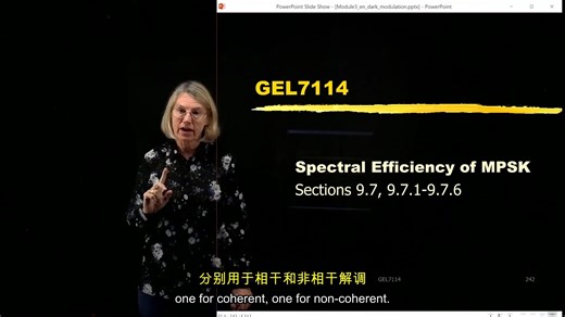 数字通信3.19- MPSK和MQAM的频谱效率