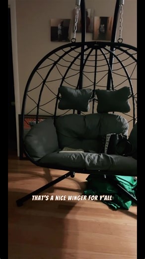 [dealsforyoudays] Double Egg Chair with Stand for Patio, Outdoor Indoor Hanging Swing Chair with Cushions, Wicker Rattan, 700lbs Capacity, Waterproof Sunproof for Balcony Garden Porch, ChristmasGift