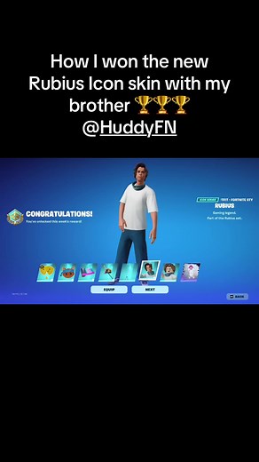 Winning the Rubius Icon Skin in an Epic Solo Clutch | Fortnite Gameplay