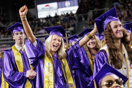 ECU celebrates fall commencement with nearly 1,800 graduates
