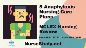 Anaphylaxis Nursing Diagnosis & Care Plan - NurseStudy.Net
