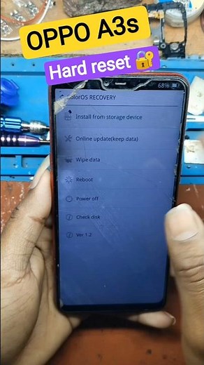 OPPO A3s Hard Reset | Pattern/Password Unlock 🔓 | Factory Reset Easy Method 2026 #oppoa3s #unboxing
