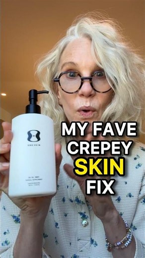 The Only Crepey Skin Fix Over 50 - I've Found That Works #crepeyskin #over50 #bodyroutine