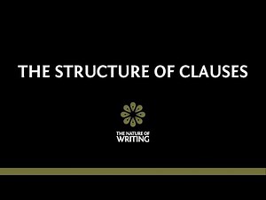 The Structure of Clauses