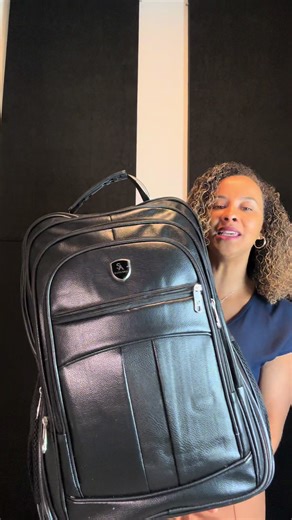 Mochila de Couro Masculina Premium 601 Impermeável God Talent