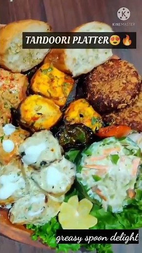Spicy Tandoori Paneer Tikka Platter 😋😋 || by GREASY SPOON DELIGHT