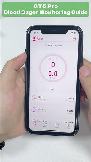 FitVII GT5 Pro Blood Sugar Monitoring Guide