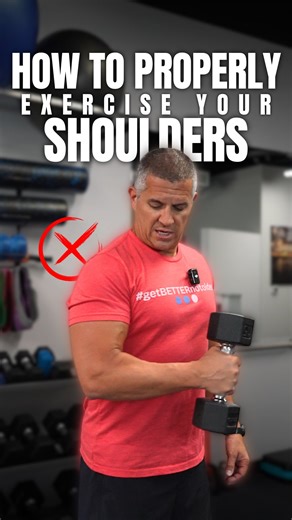Dr. Rob Jones on Instagram: "Stop doing this garbage shoulder move... One of the biggest mistakes I see when people try to fix shoulder pain or improve mobility is this common move where they grab a dumbbell and crank it up and down, thinking it is helping. Here is why that does not work. Gravity is pulling the dumbbell straight down, which means your biceps and forearms are doing most of the work instead of your shoulder. The rotator cuff is not actually under tension, so you are not strengthen