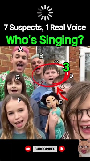 Can You Guess Who's Singing?? 7 Suspects, 1 Real Voice #whossinging #vocal #shorts #viral