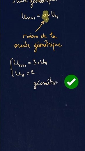 Suites géométriques