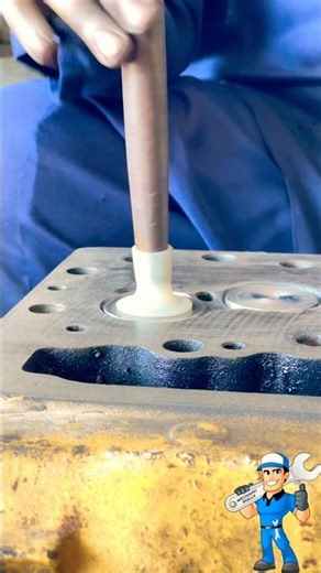 100%Cylender head Valve Lapping #shorts #mechanic #automobile #viral #trending #short