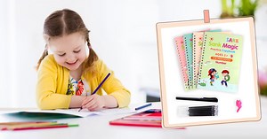 Watch sank magic practice copybook for kids on Amazon Live