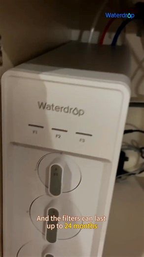 🚰 Delivers a fast 1200 GPD flow of purified water 🚫 11-stage RO filtration removes over 1000 contaminants 💪 Infuses water with minerals and adjusts pH to an optimal 7.5 😎 Space-saving with a digital faucet to display water quality & usage 💚 3:1 pure-to-drain ratio minimizes waste plus a 24-month filter | Waterdrop Filter