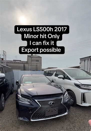 Lexus LS500h 2017 for Export – 115k km, Minor Hit, Can Fix