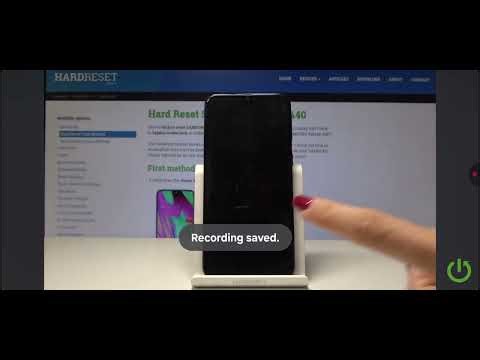 Samsung Galaxy A40 - Test Menu (Black)