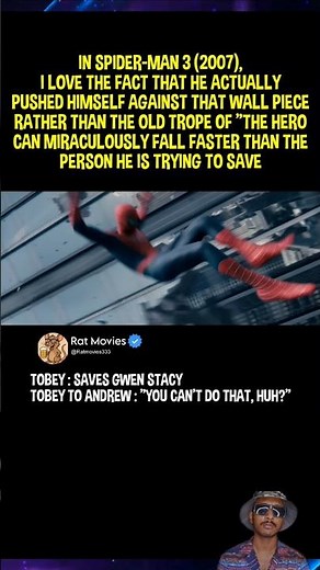 Spiderman saves Gwen Stacy Scene | Spider-man 3 (2007) | #marvel