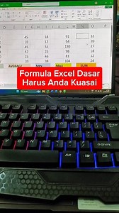 146K views · 3K reactions | Formula Excel Dasar Harus Anda Kuasai #excel #microsoftexcel #tipsexcel #tutorialexcel #tips #tutorial #belajarexcel #belajarword #belajarkomputer #belajarlaptop #belajarngetik #shortcutkeyboard | Panglima Tutorial | Facebook