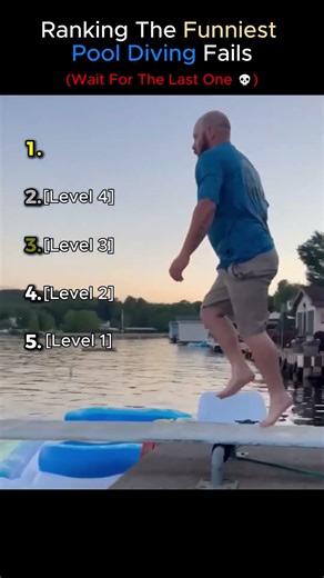 Ranking The Funniest Pool Diving Fails 💀🌊
