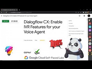 Dialogflow CX: Enable IVR Features for your Voice Agent || [GSP967] || Solution