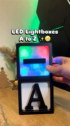 💡 Lightbox – Build Your Own Words | Modular & LED #led #3dprinting #stl #viral