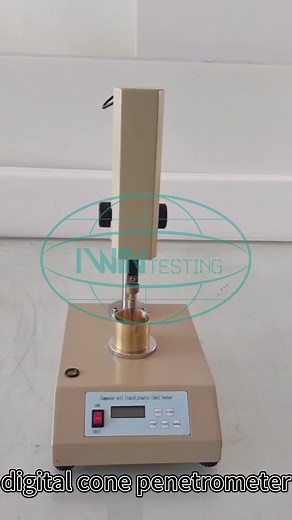 Liquid Limit Cone Penetrometer Device  Digital Semi-Automatic Soil Penetration Test Equipment