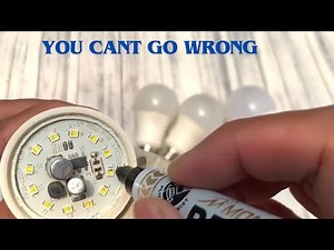 Led Light Lamb Bulb Flickering Fix Reuse! I Cant Believe Myself how Easy to Disassemble and Repair
