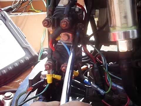 Troubleshooting trim and tilt wiring and solenoids .