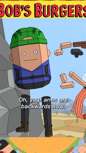 Your arms are backwards now