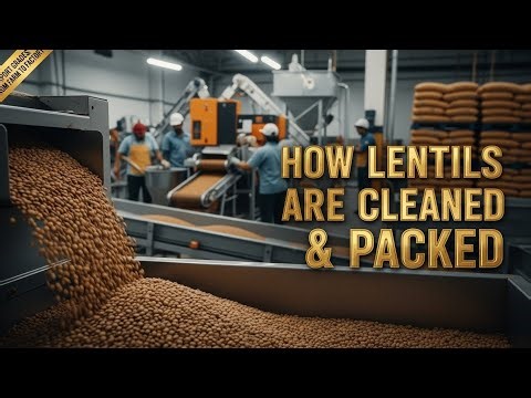 How Lentils Are Cleaned, Sorted, and Packed Using Modern Export-Grade Processing Machines
