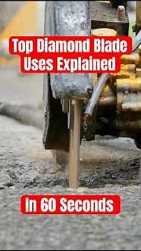 Diamond Blade Uses Explained in 60 Seconds