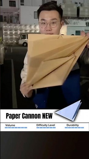 How to Make a Huge Paper Cannon Explosion 🤯 Origami banned in US Schools 🇺🇸