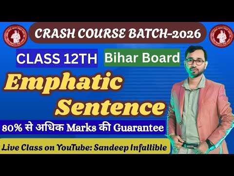 Emphatic Sentence & Conditional Sentence #Crash_Course
