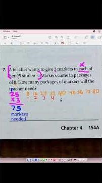 Lesson 4.3 #7 Homework, Go Math! Grade 4