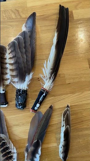 Handcrafted Feather Wands with Intention Built In #smudging #spiritualart