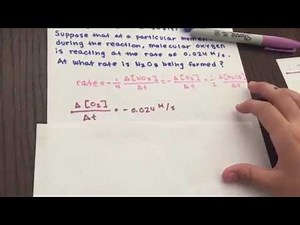Reaction Rates and Stoichiometry