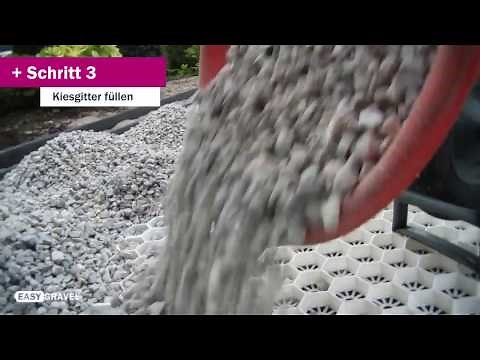 Easygravel® Kiesgitter Verlegung Deutsch