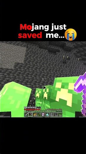 mojang just saved me...