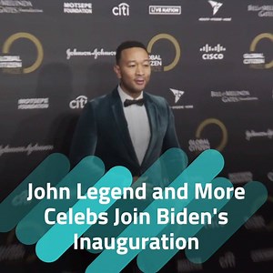 83K views · 866 reactions | John Legend and more celebs join Biden's inauguration.  | Extra | Facebook