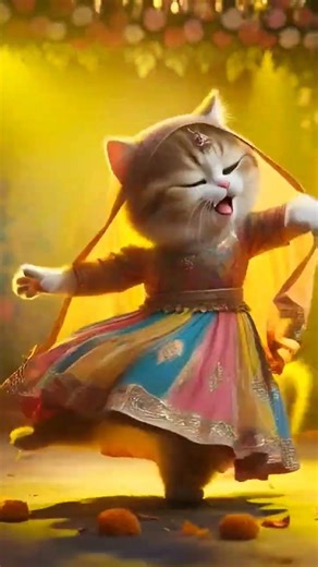 Bollywood Star Cat #catdance #catshorts #catreels #cat #animaldance #catcute @JeetuMaina