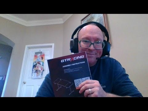 Unedited: Assembly of GTRACING 55" Large RGB Gaming Computer Desk from Walmart