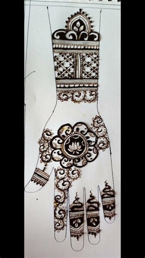 simple mehendi design 😊